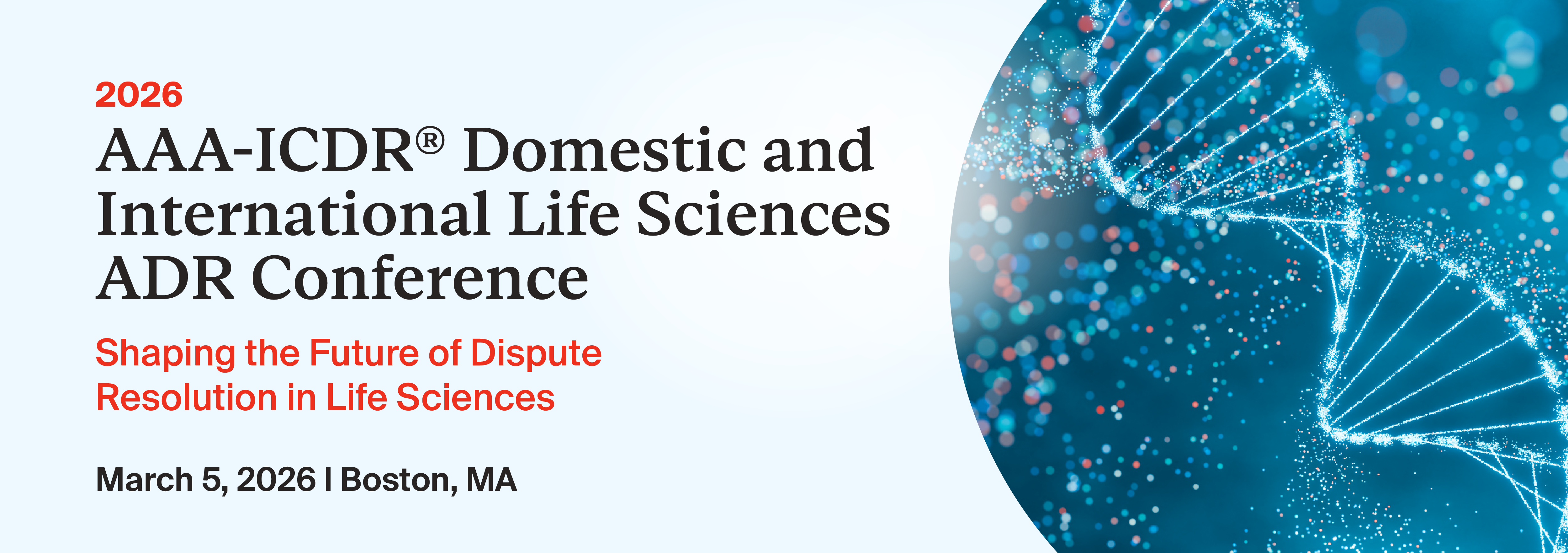 2026 AAA-ICDR Life Sciences ADR Conference